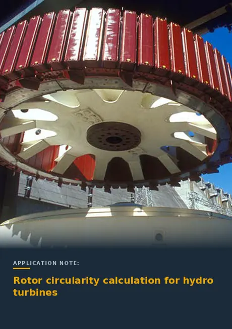 Rotor Circularity Calculation for Hydro Turbines cover